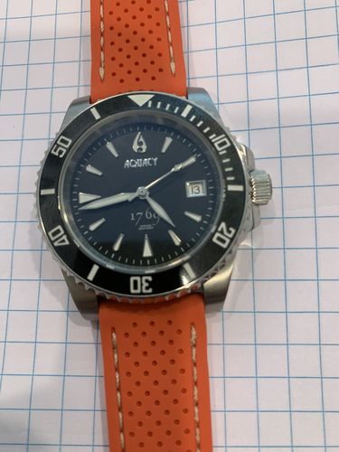 Customer photo review of Aquacy 1769 Hei Matau Men's Automatic 300M Black Dive Watch ETA 2824 1769.B.B.S.ET