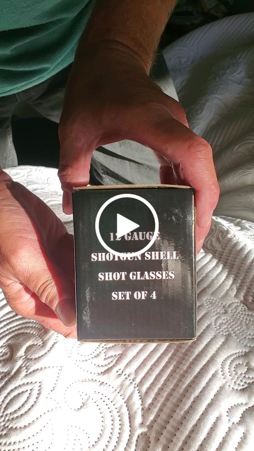 Customer video review of 12 Gauge Shot Glasses Set of 4