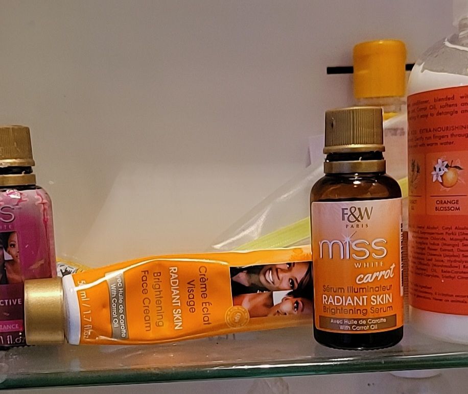 Customer photo review of Fair and White Miss White Carrot Brightening Face Cream 50ml / 1.7 fl oz