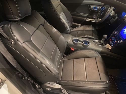 Customer photo review of 2015-Up Ford Mustang Custom Leather Seat Covers