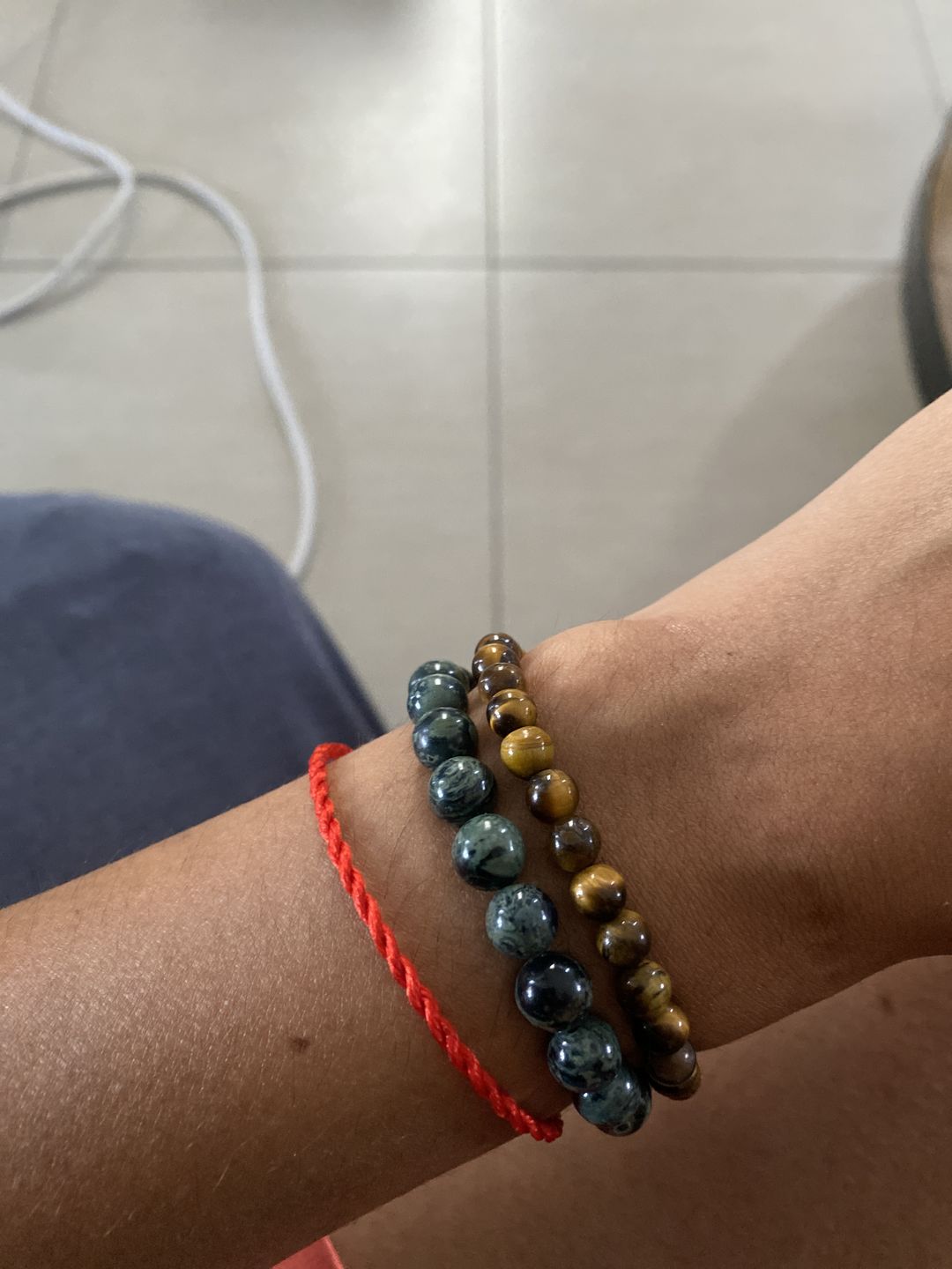 Customer photo review of Bracelet Jaspe Kambaba