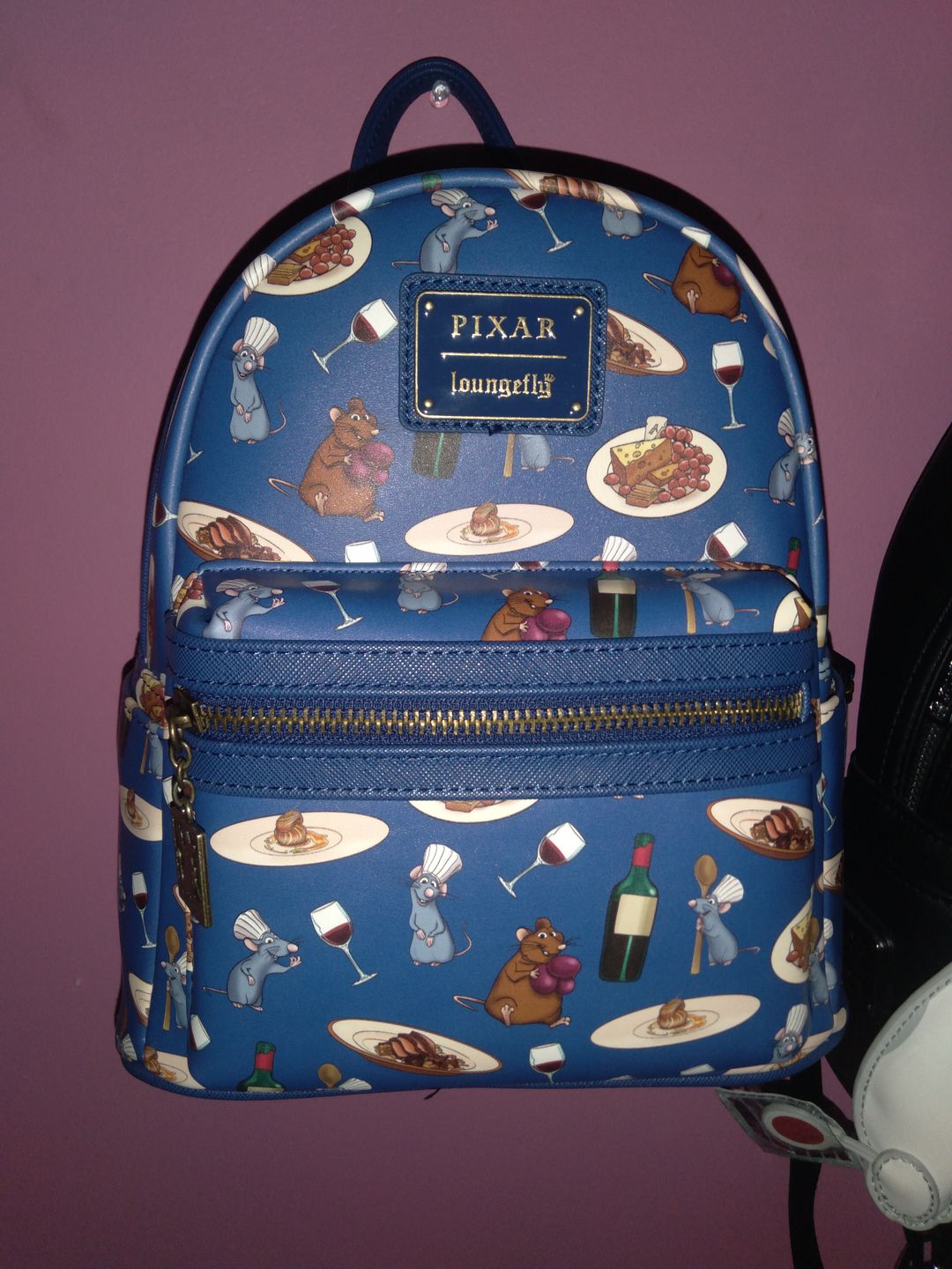 Customer photo review of 707 Street Exclusive -  Loungefly Disney Pixar Ratatouille Allover Print Mini Backpack