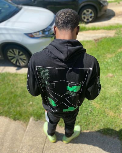 Customer photo review of OFF WHITE HOODIE