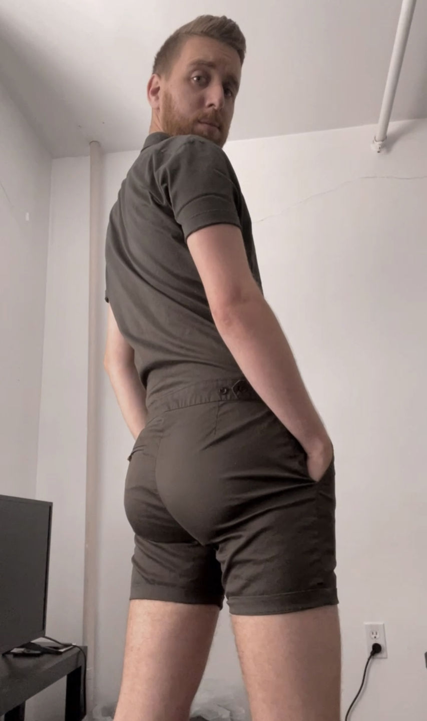 Customer photo review of Olive Mens Romper (PRE ORDER)