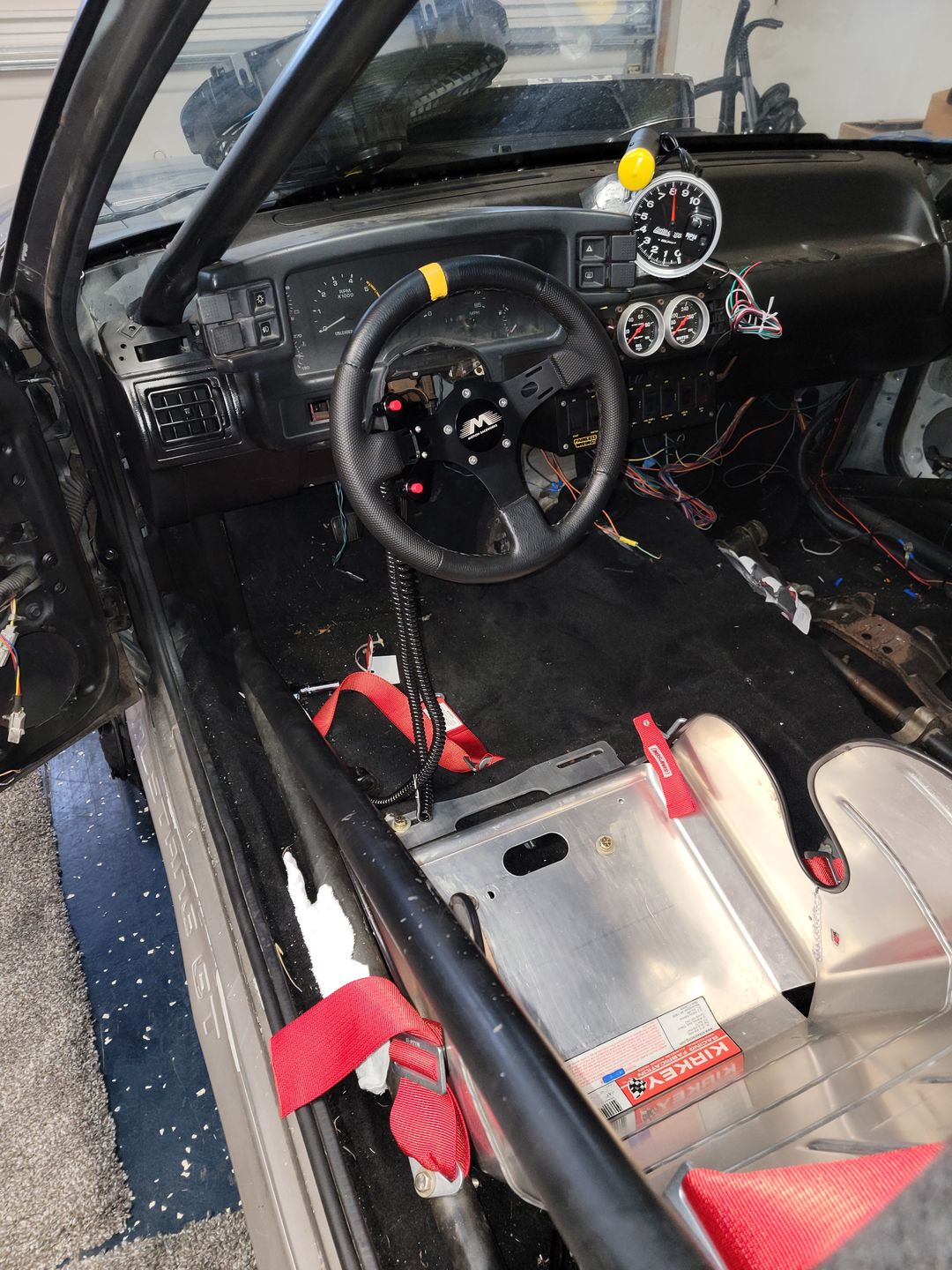 Customer photo review of Motion Raceworks 79-93 Ford Fox Body Mustang Chromoly Lightweight Steering Column