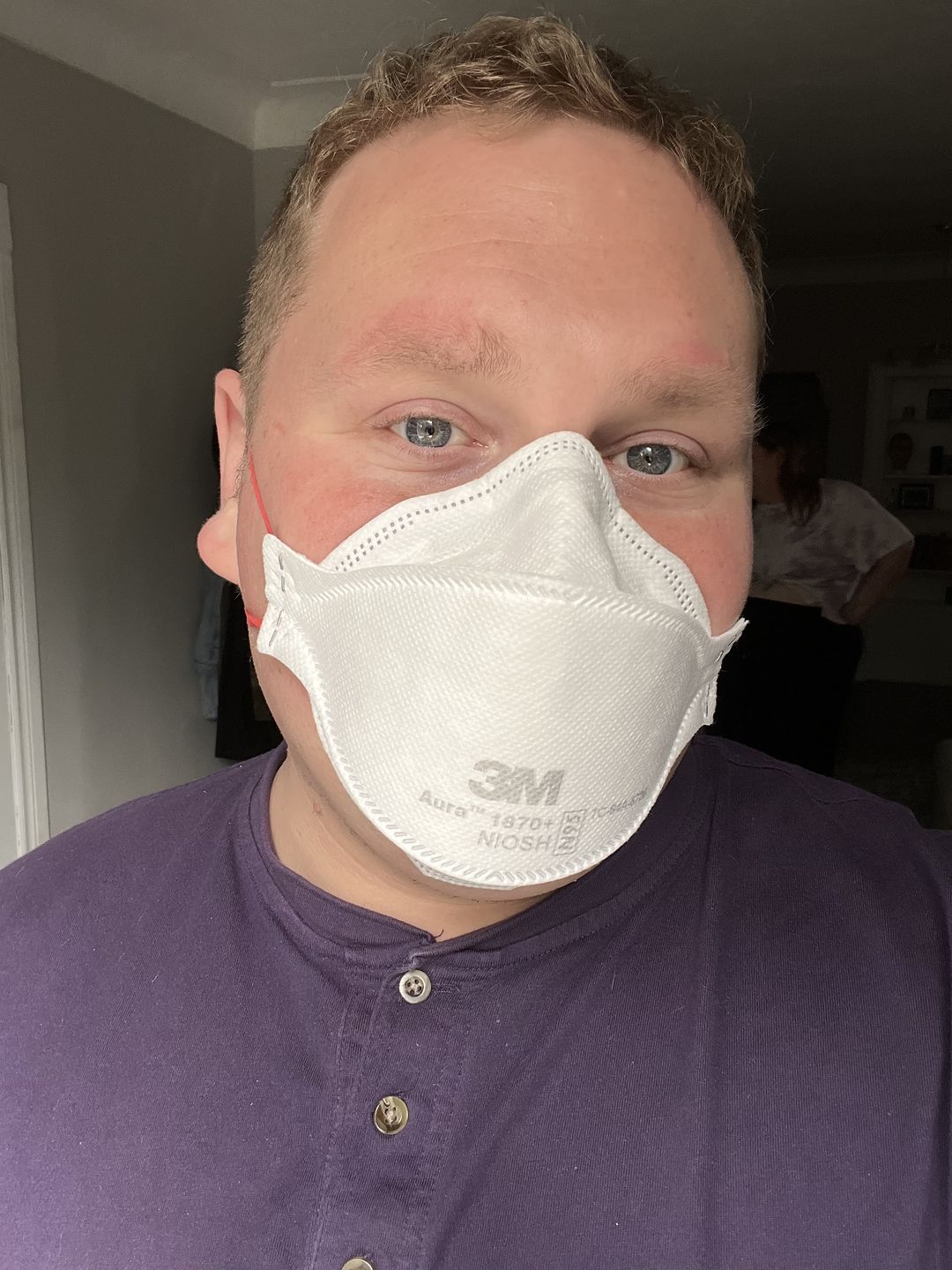 Customer photo review of 3M N95 Aura™ Respirator and Surgical Mask 1870+ Made in Canada