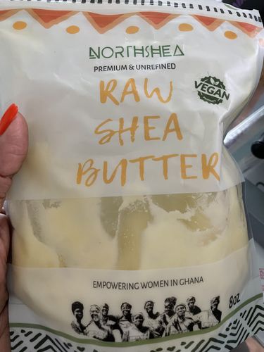 Customer photo review of Premium + Authentic Raw Shea Butter