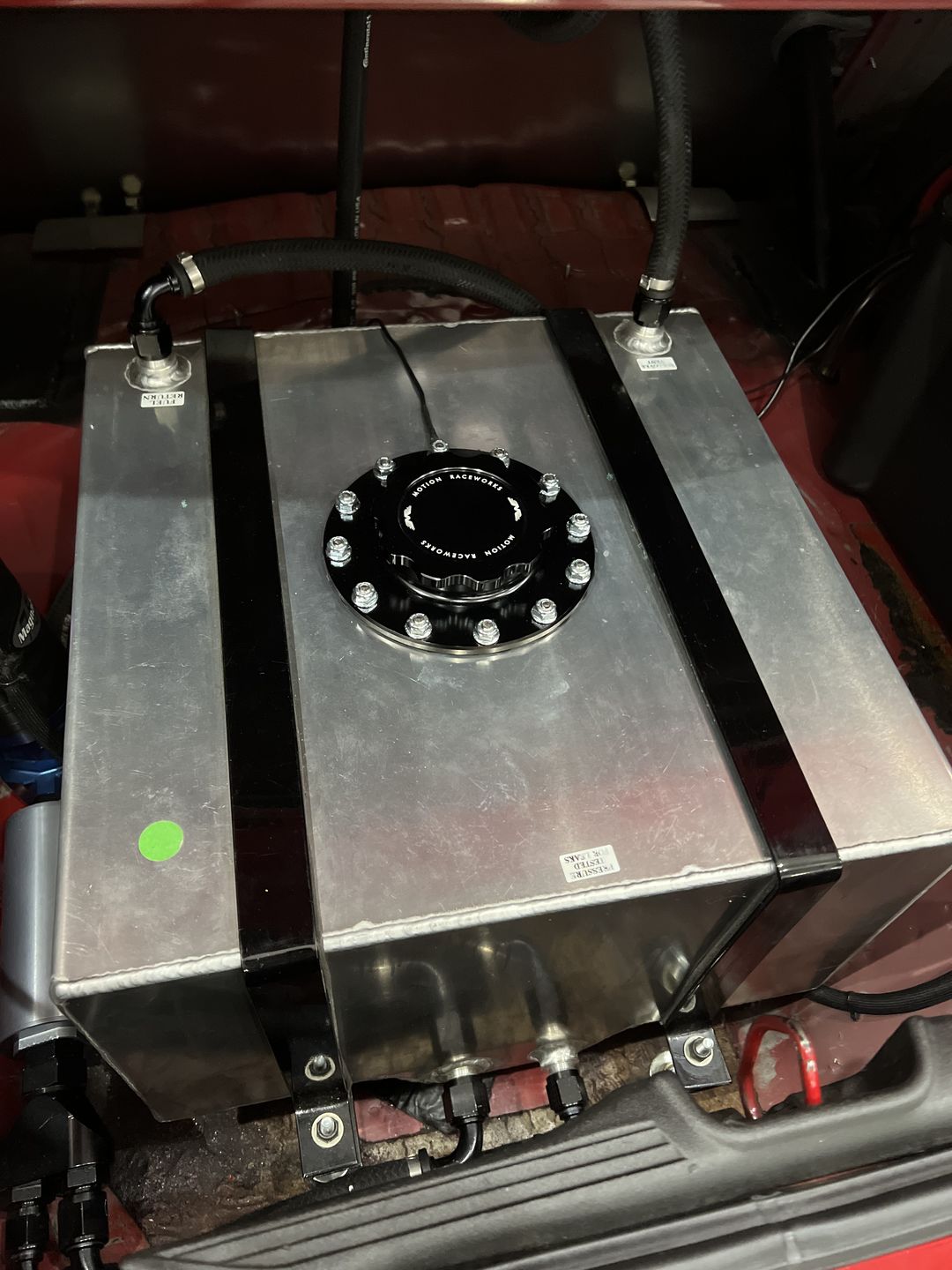 Customer photo review of Motion Billet Fuel Cap (Screw on) 12 bolt w/ Seal and Hardware 27-150