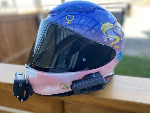 Customer photo review of Shoei RF-1400/NXR2/Z-8 Camera Mount