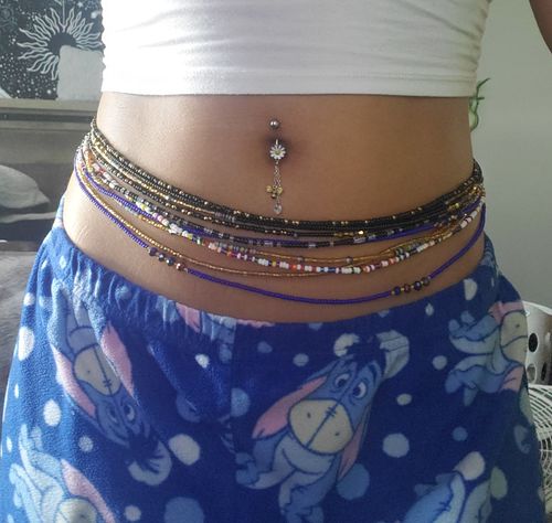 Customer photo review of Life of the Party Waist Beads