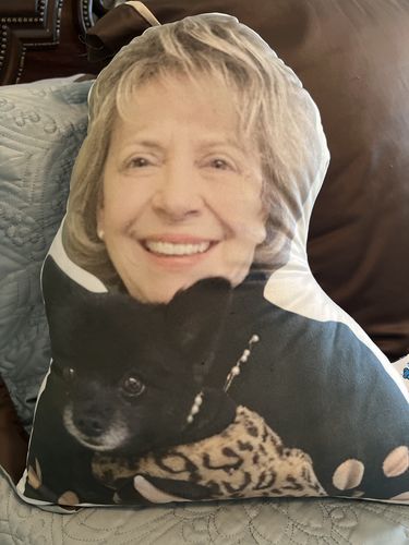Customer photo review of Create A Custom Anything Pillow