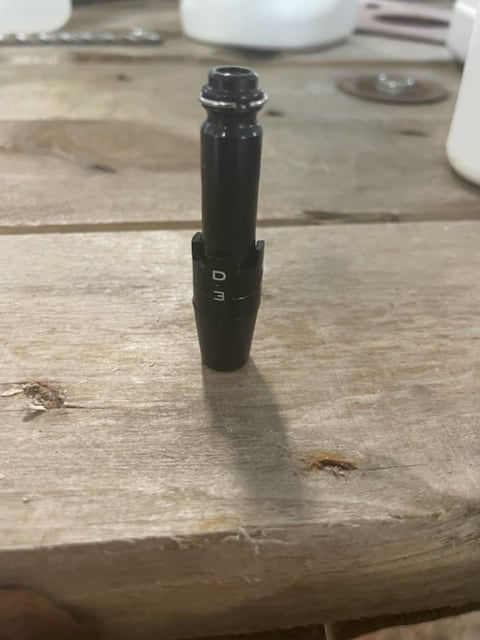 Customer photo review of Titleist SureFit Driver Compatible Shaft Adapter Sleeve