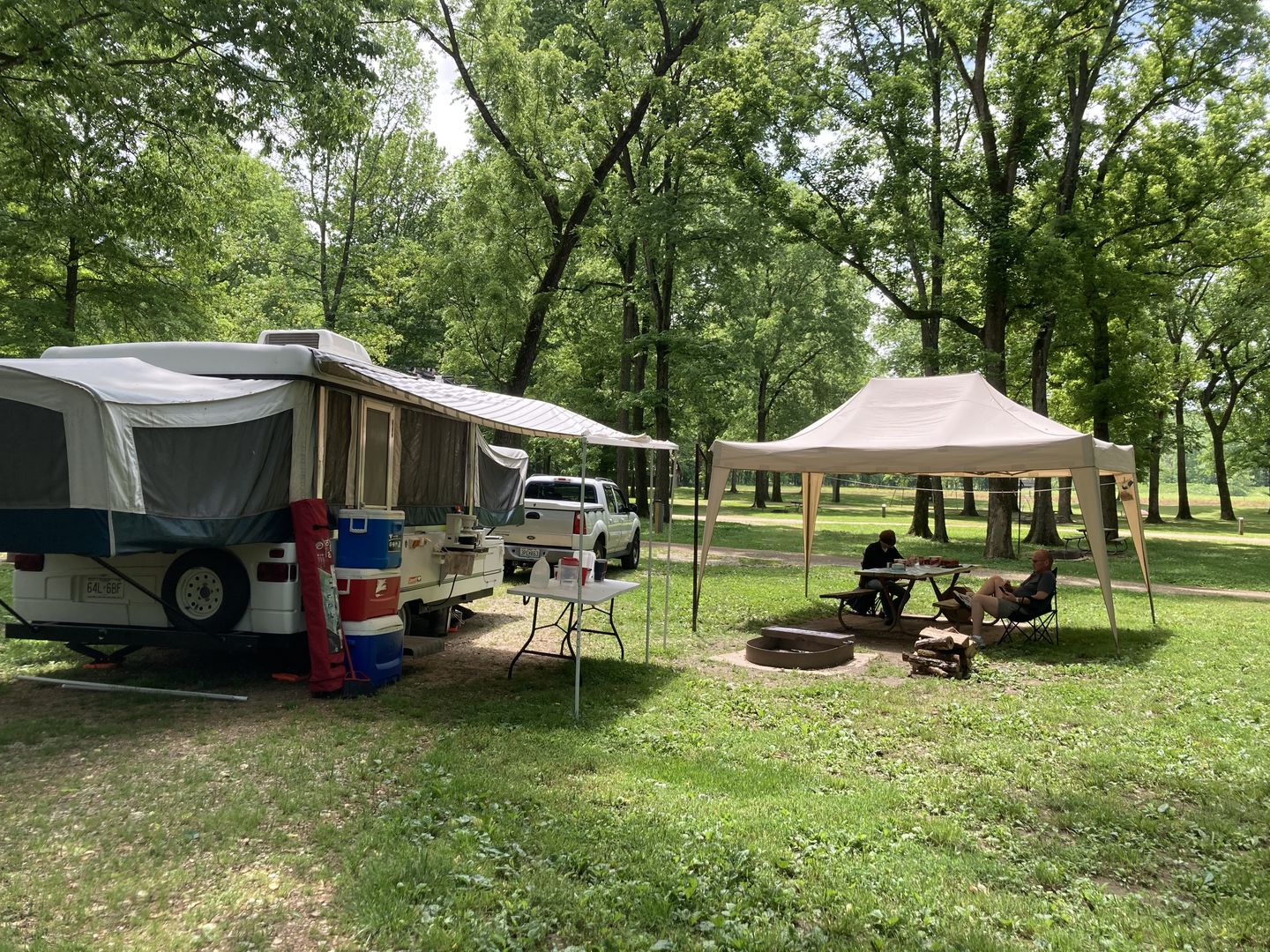 Customer photo review of Awning Rafter Pole