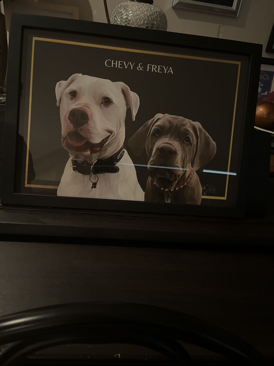 Customer photo review of Two-Pet Portrait