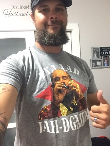 Customer photo review of Bad Judgment Premium Triblend Tee