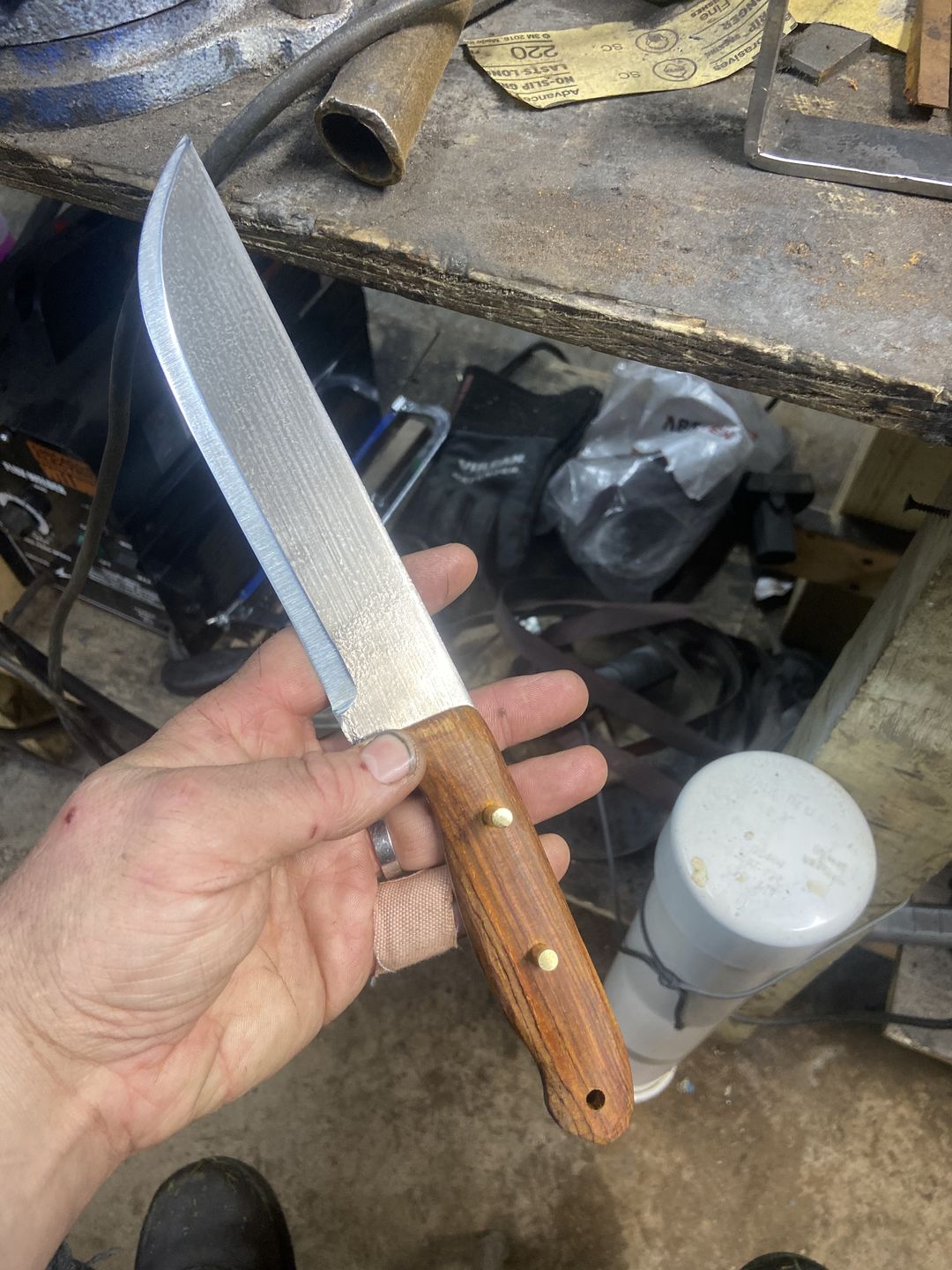 Customer photo review of 1" x 30" Sanding Belts for Stock Removal