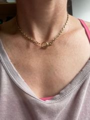 Customer photo review of Cuban Choker Necklace