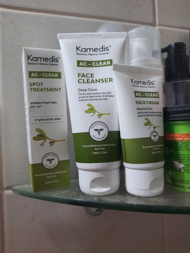 Customer photo review of ערכה טיפולית לעור שמן ופצעונים | AC - CLEAR CONTROL KIT