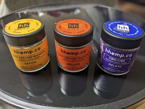 Customer photo review of HH Moonrock Flower Jar - THCO Sativa
