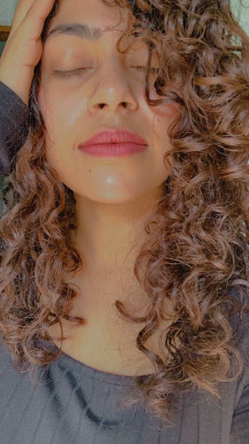 Customer photo review of Moisture Melt Deep Conditioning Hair Mask