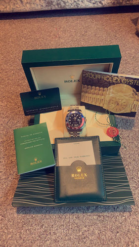 Customer photo review of Replica Rolex GMT Master - Silver/Red/Blue (PEPSI)