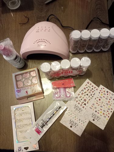 Customer photo review of Foil Corazón 10 pzas Fantasy Nails