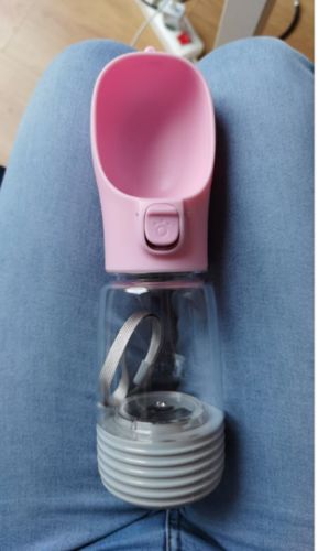 Customer photo review of DoggyLove® - Bouteille d'eau pour animaux de compagnie