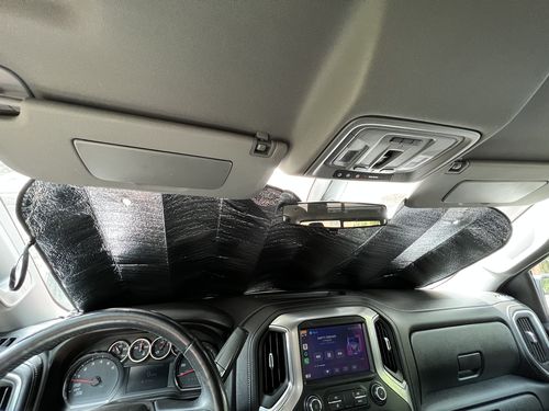 Customer photo review of Uchiha Clan Car SunShade Custom Naruto Anime Car Windshield Accessories
