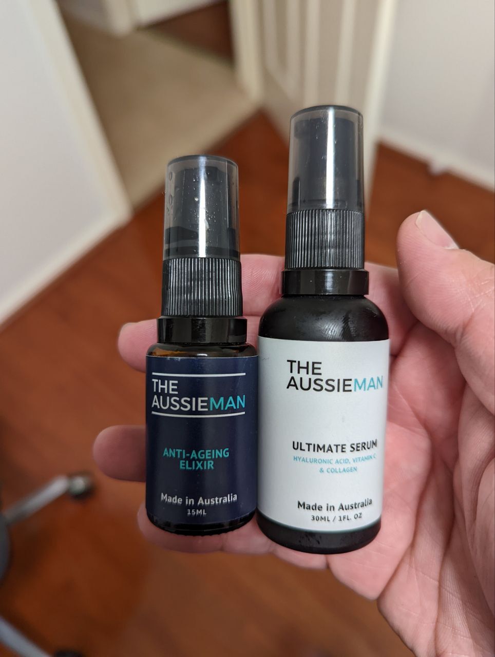 Customer photo review of Anti-Ageing Essentials Set