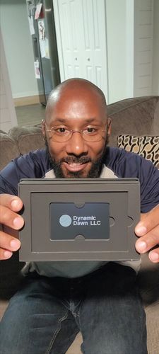 Customer photo review of Custom Metal Card | Black