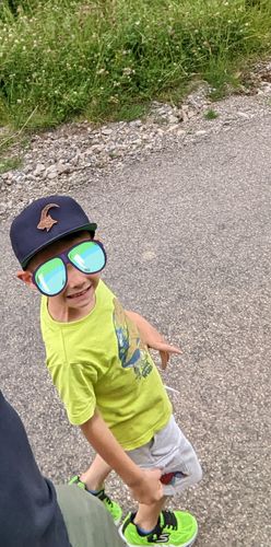 Customer photo review of Kids Snapback Cap - Kinder Kappe