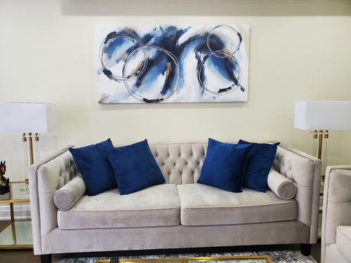 Customer photo review of 'Persistent River' Framed Canvas