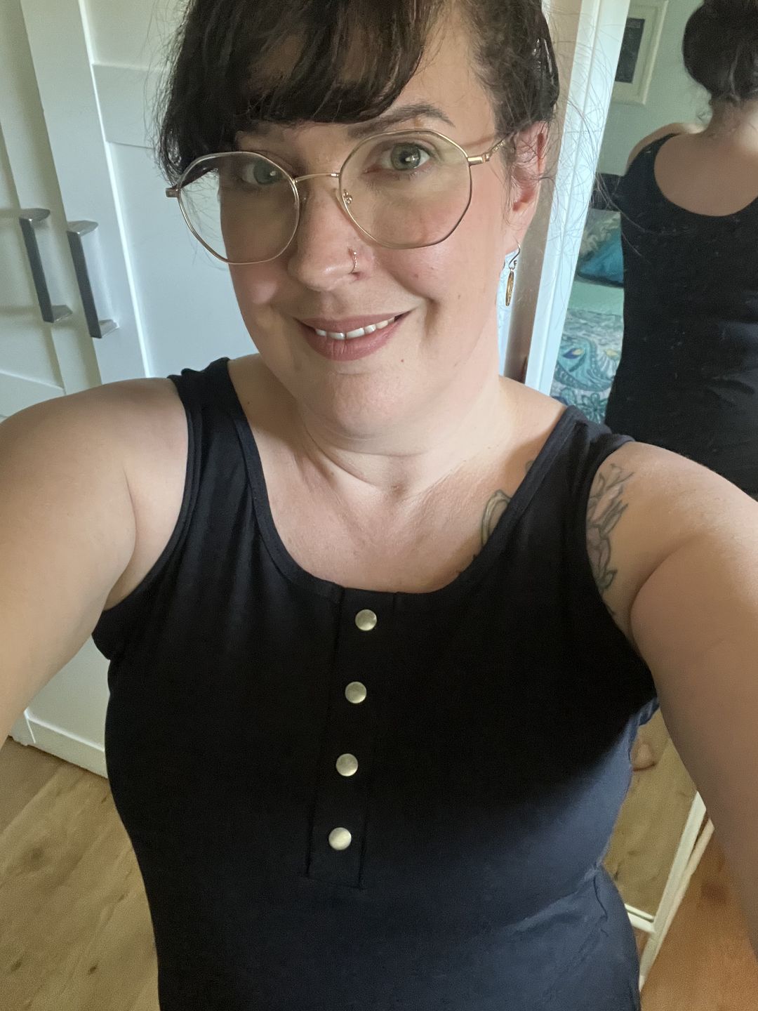 Customer photo review of *Freshly Baked* Henley Tank