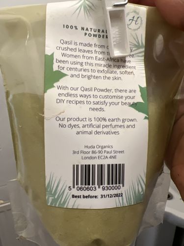 Customer photo review of Qasil Powder for Hair and Skin, Organic Qasil Powder, Qasil Powder for Face, Pack of 1, 70gm