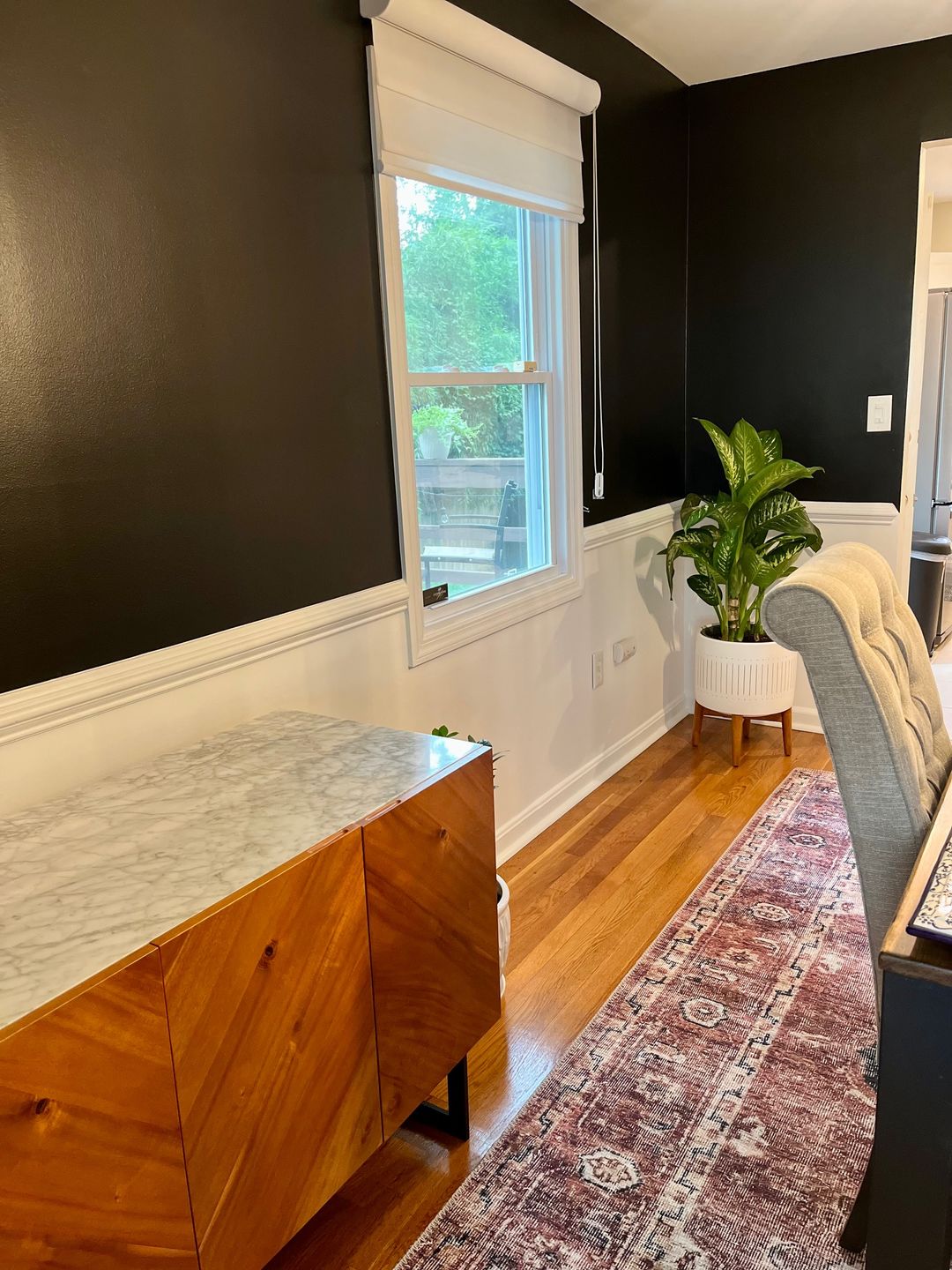 Customer photo review of Distressed Vintage Cezanne Terracotta Area Rug