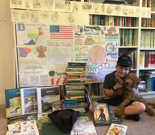Customer photo review of We the people Coloring Sheet