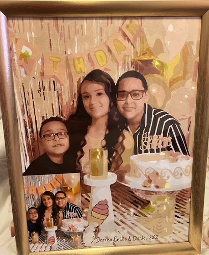 Customer photo review of Paint By Numbers - Choose Your Size