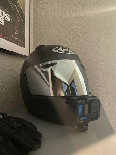 Customer photo review of Arai Quantum-X / Astral-X Camera Mount