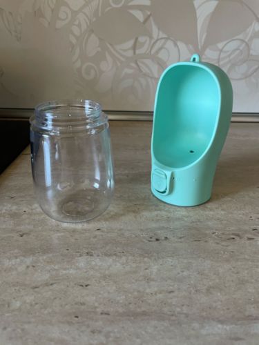 Customer photo review of DoggyLove® - Bouteille d'eau pour animaux de compagnie