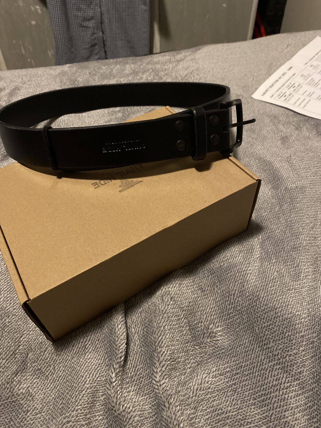 Customer photo review of The "Lights out" belt