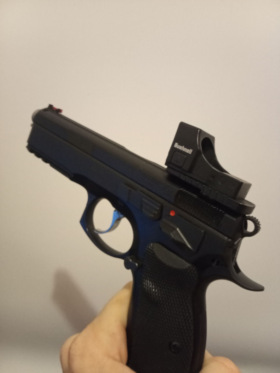 Customer photo review of CZ 75, SP01, CZ Shadow 2 | Dovetail Red Dot Optic Mount
