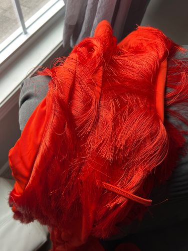 Customer photo review of Tassels Patchwork Pretty Drawstring Pant Suit