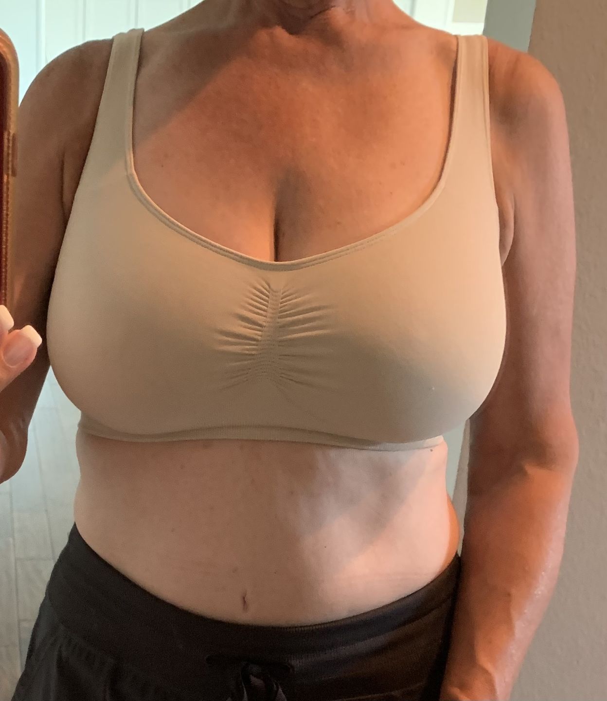 Customer photo review of The Pocket Bralette