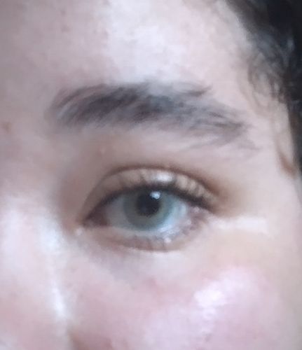 Customer photo review of Sorayama Gray Colored Contact Lenses