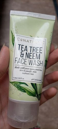 Customer photo review of Tea Tree & Neem Face Wash