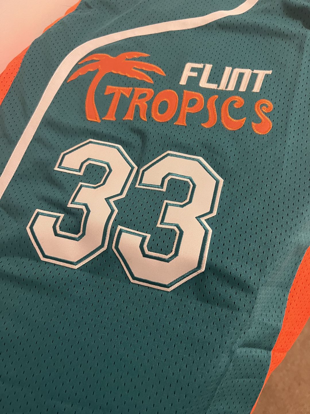 Customer photo review of Jackie Moon Flint Tropics Semi-Pro Movie Jersey