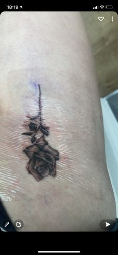 Customer photo review of TattooNumbx Numbing Cream