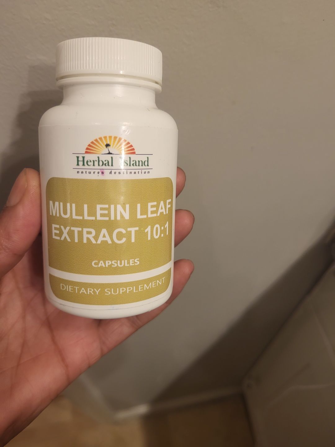 Customer photo review of Mullein Leaf Capsule (Lung Detox Mucus)