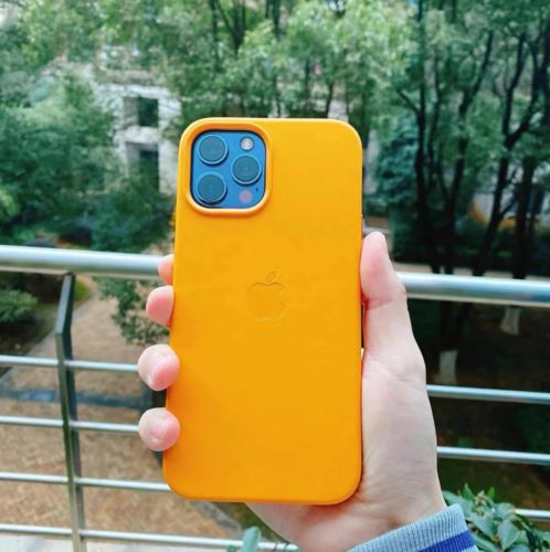 Customer photo review of iPhone Leather Case with MagSafe