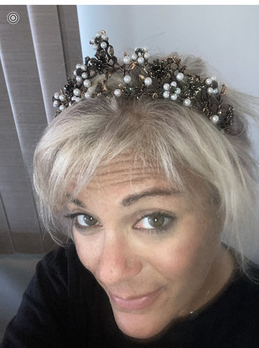 Customer photo review of Fairytale Garden Tiara